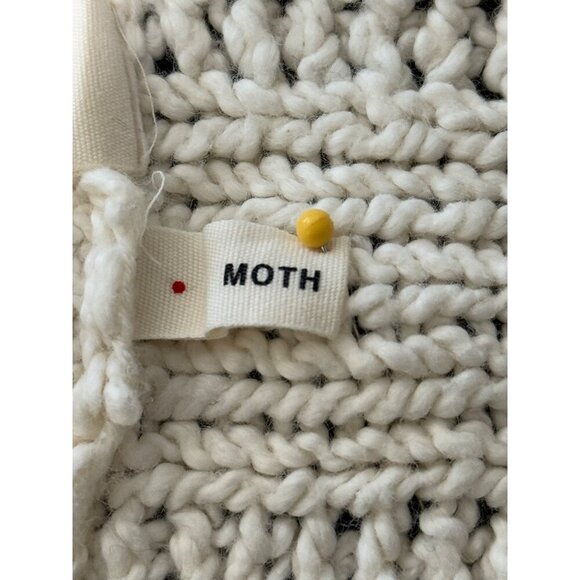 Moth by Anthropologie Cream and Gray Knit Sweater - Picture 4 of 9